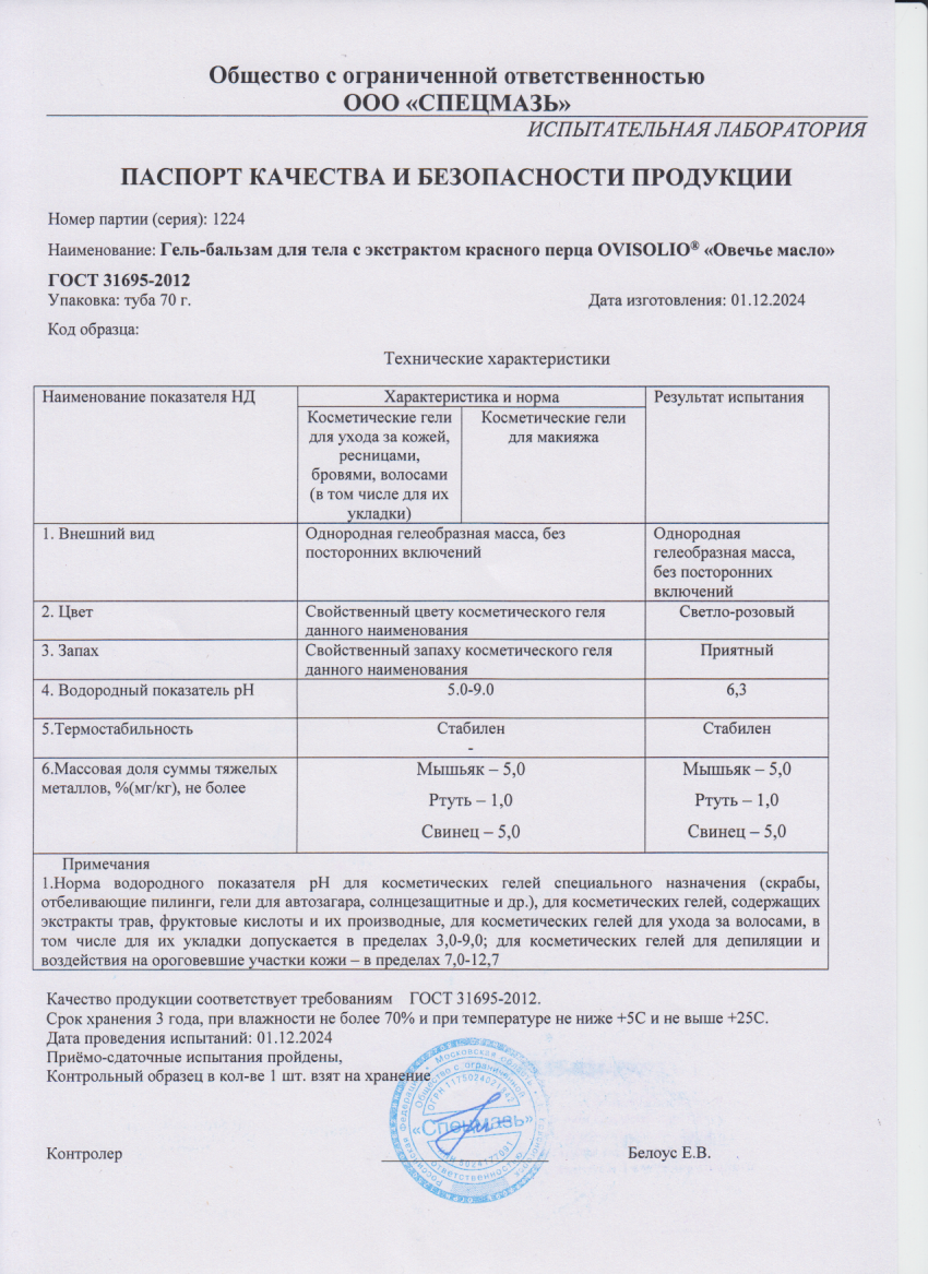 Паспорт №122024